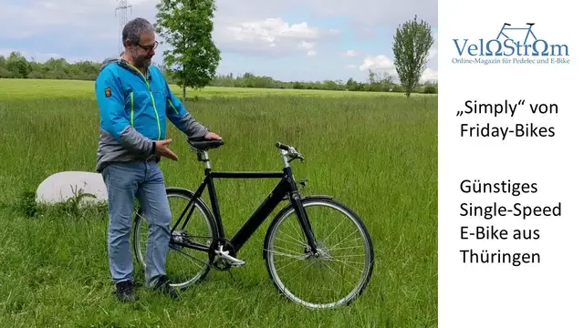 Video thumbnail for Review Simply von Friday-Bikes: Vorstellung des Single-Speed-E-Bike aus Thüringen.
