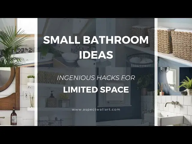 'Video thumbnail for Small Bathroom Ideas - Ingenious Hacks for Limited Space'