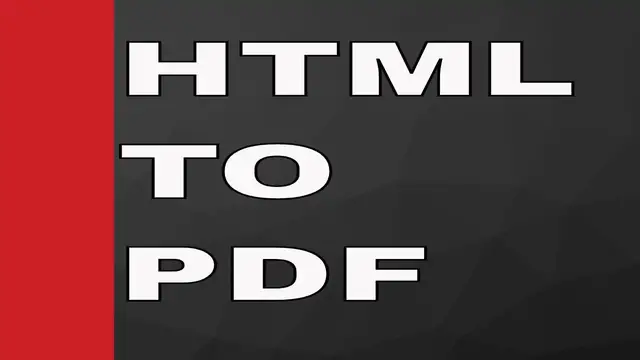 Video thumbnail for html to pdf using javascript and jspdf