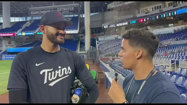 Video thumbnail for Entrevista con PABLO LOPEZ antes de lanzarle a su ex equipo los Miami Marlins