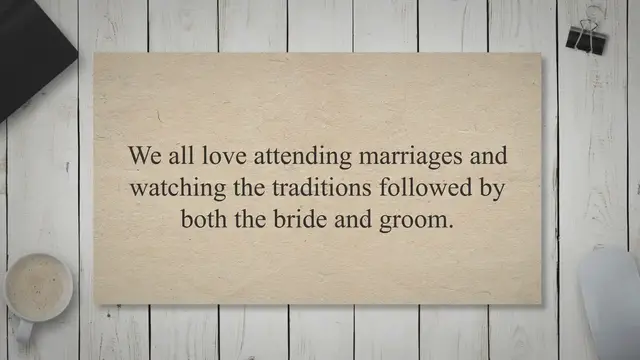 Video thumbnail for Top 15 Weird Marriage Traditions Around The World