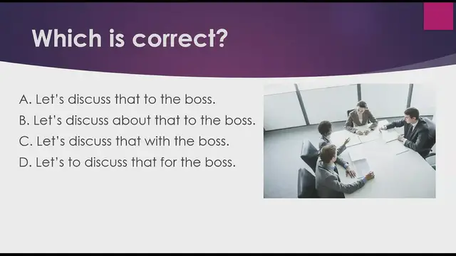 Video thumbnail for Collocations:  Discuss