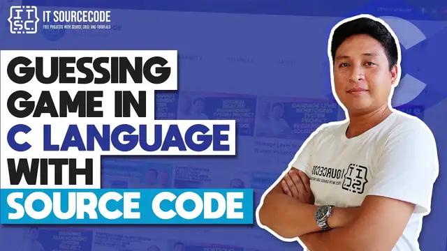 Video thumbnail for Guessing Game in C Language with Source | C Programming Projects with Source Code 2021
