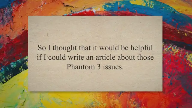 Video thumbnail for (UPDATED) DJI Phantom 3 / Advanced / Professional Troubleshooting (Why, How to Fix)