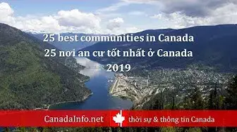 Video thumbnail for 25 best communities in Canada - 2019