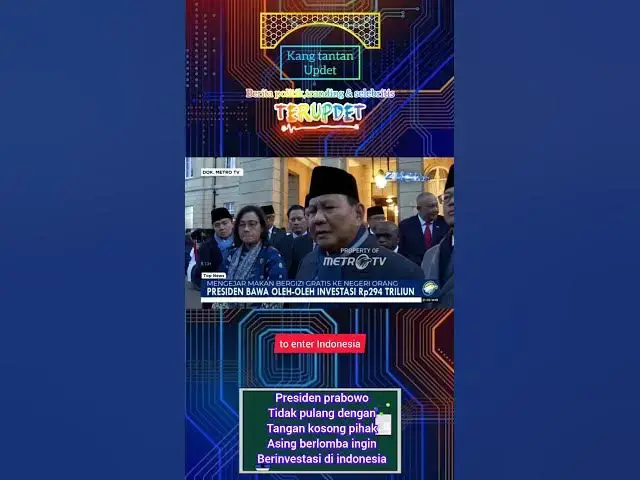 Video thumbnail for #beritaterkini #reels #berita #news #beritahariini #prabowo