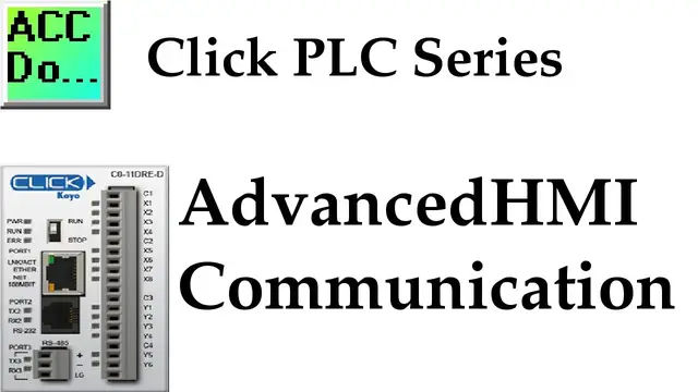 Video thumbnail for Click PLC AdvancedHMI Modbus Communication