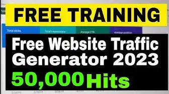 'Video thumbnail for Unlimited Free Website Traffic Generator 2023 |50000 visitors|  Adsense Approval'