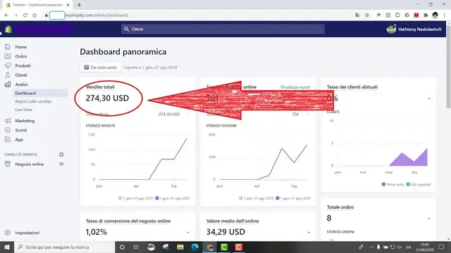 Video thumbnail for Ecco quanto ho guadagnato investendo 50$ in DROPSHIPPING