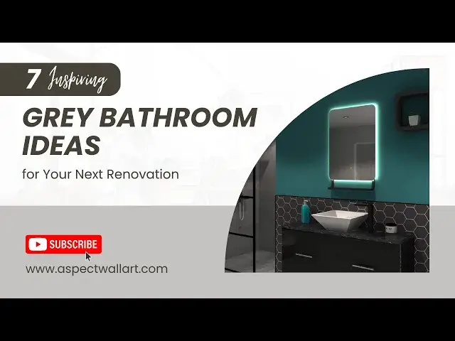 'Video thumbnail for 7 Inspiring Grey Bathroom Ideas for Your Next Renovation'
