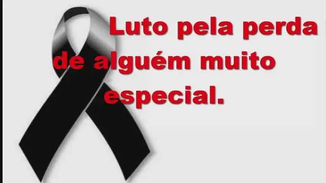 'Video thumbnail for Mensagem de luto pela perda de alguém muito especial '