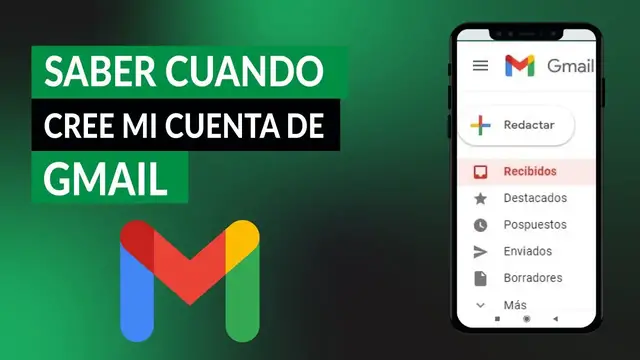 Video thumbnail for ¿Cómo saber cuándo cree mi cuenta de GMAIL? - Conoce la fecha exacta
