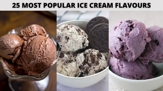 Video thumbnail for 25 Most Popular Ice cream flavours Around the World | Chocolate, Strawberry, Black Current and more