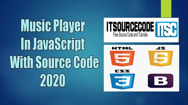 Video thumbnail for Music Player In JavaScript With Source Code Free Download 2020 | JavaScript Project with Source Code