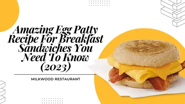 Video thumbnail for Amazing Egg Patty Recipe For Breakfast Sandwiches You Need To Know (2023)