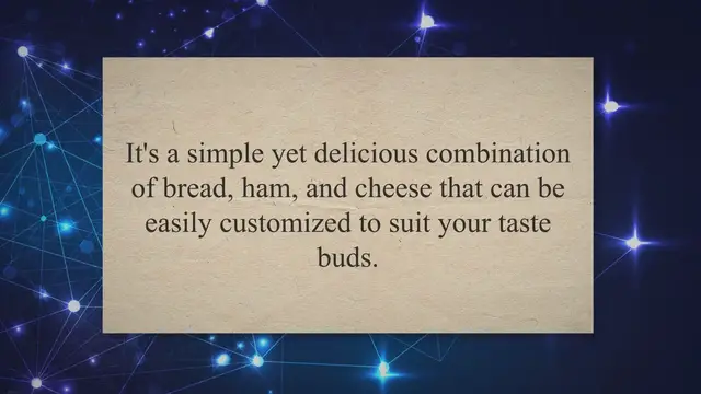 Video thumbnail for Mastering the Art of Grilled Ham and Cheese: Variations, Tips, and Serving Suggestions