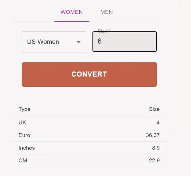'Video thumbnail for Shoe Size Conversion'