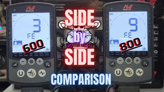 Video thumbnail for What's The Difference Between a Minelab Equinox 600 and 800 Metal Detector? A Complete Comparison.