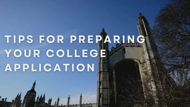 Video thumbnail for Tips For Preparing Your College Application