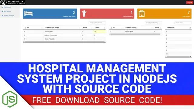 Video thumbnail for Hospital Management System Project Node JS with Source Code (Free Download)