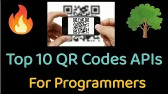 Video thumbnail for Top 10 Static & Dynamic QR Code's Generator APIs For Programmers & Web Developers