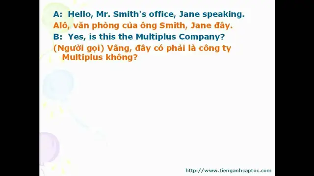 Video thumbnail for English For Office Staffs Unit 10 Dialogue 001