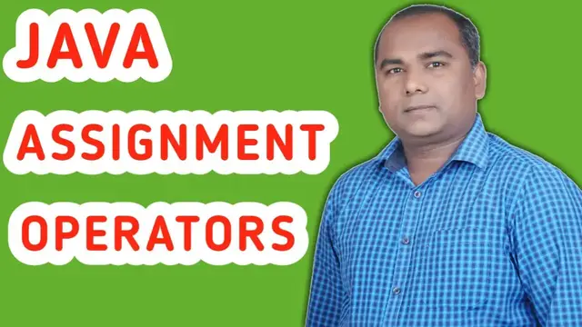 Video thumbnail for What is Assignment Operator in Java Hindi
