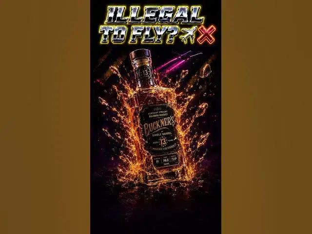 Video thumbnail for Why 140+ Proof HAZMAT Bourbon is Illegal to Fly With ❌✈️