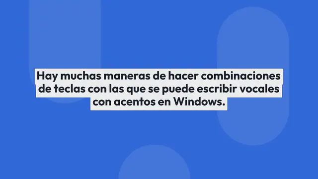 'Video thumbnail for Cómo poner acentos en Word'