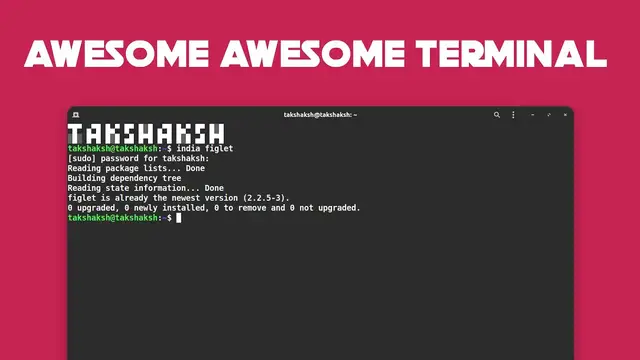 Video thumbnail for How to make your terminal look awesome | Complete guide