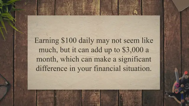 Video thumbnail for Unlocking Financial Freedom: A Guide to Making $100 a Day with Proven Strategies
