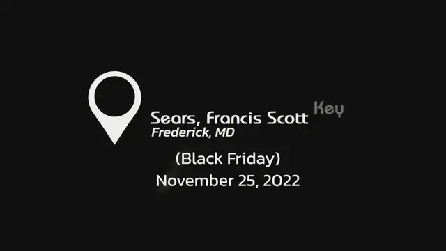 Video thumbnail for An Open SEARS on Black Friday 2022. Frederick, MD. 11/25/2022.