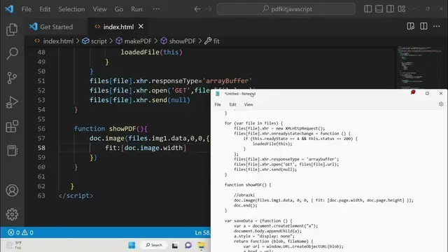 Video thumbnail for Javascript PDFKit Example to Add Images From URL in PDF Document Using BLOB Stream Library