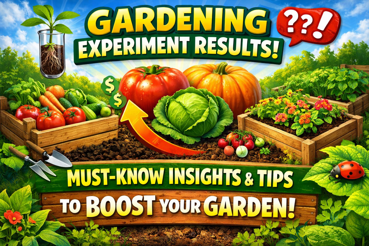 Video thumbnail for Gardening Experiment Results | Must-Know Insights & Tips to Boost Your Garden
