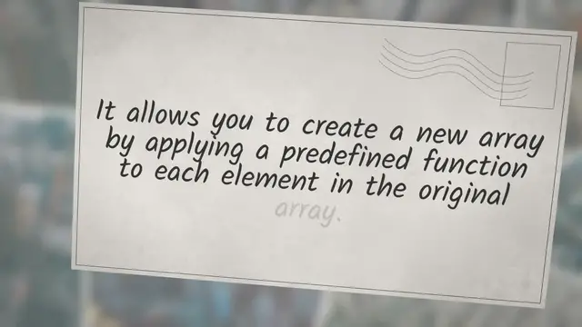 Video thumbnail for How To Map Array Of Objects In Javascript