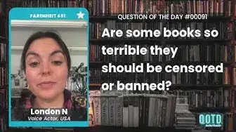 Video thumbnail for London says The Scarlet Letter has too much bush talk to be taught in school!