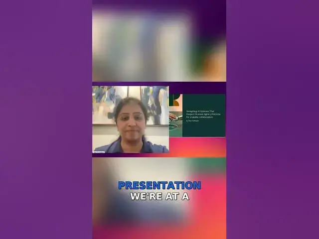 'Video thumbnail for The Shift in AI: Human Agency Over Automation'