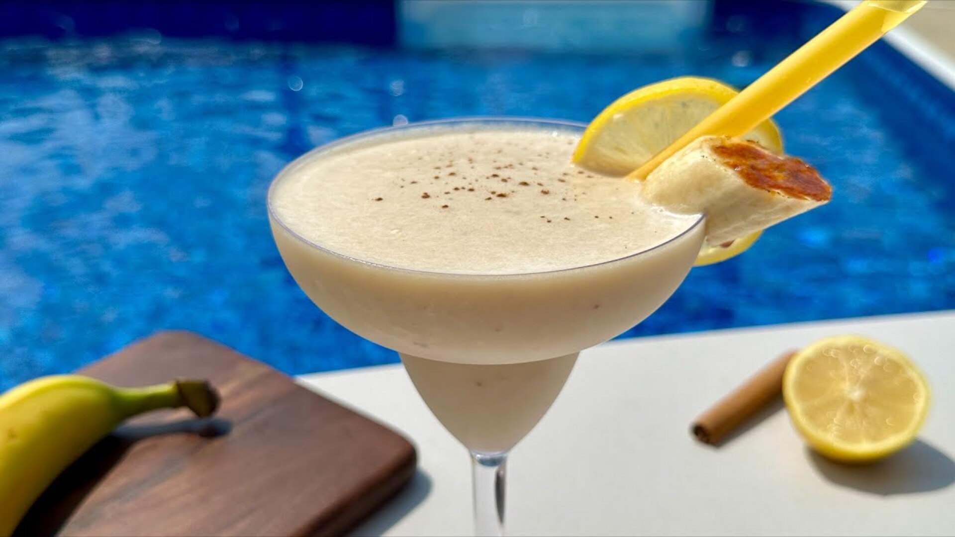Video thumbnail for Brûléed Banana Daiquiri Recipe