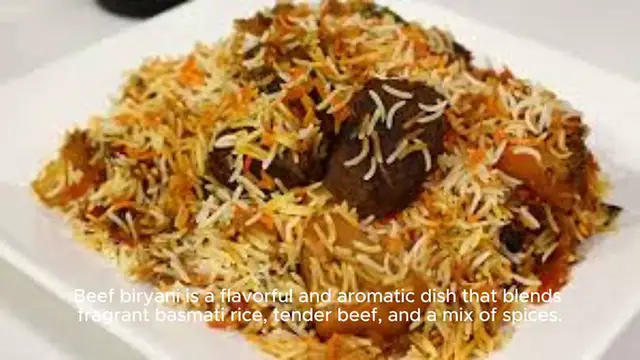 Video thumbnail for Beef Biryani Recipe