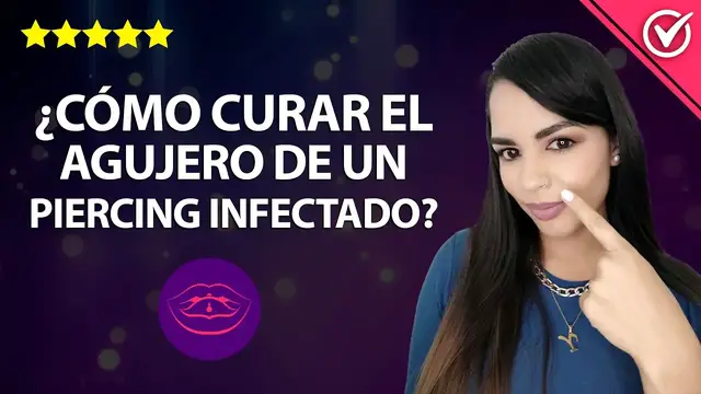 Video thumbnail for Cómo curar un piercing infectado en el ombligo, nariz o la oreja 👂