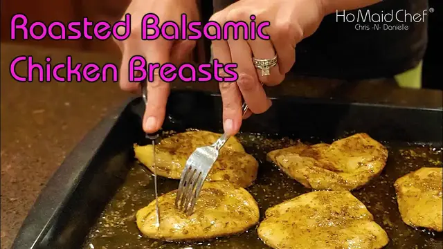 Video thumbnail for Roasted Balsamic Chicken Breasts | Dining In With Danielle