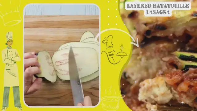 'Video thumbnail for Layered Ratatouille Lasagna'