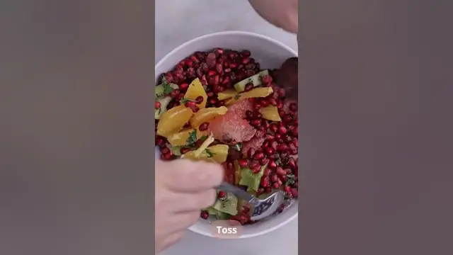'Video thumbnail for How to Make Winter Fruit Salad 👉 The Easiest and Healthiest Recipe!😍'