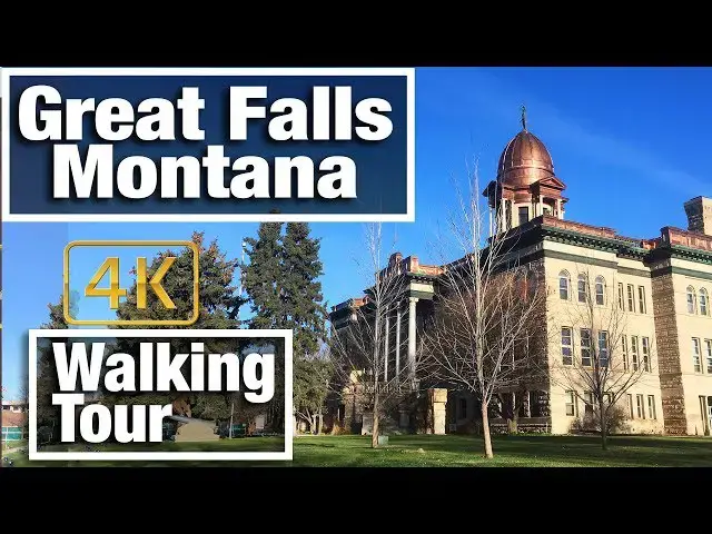 'Video thumbnail for 4K City Walks: Great Falls, Montana Residential Virtual Treadmill Walking Tour'