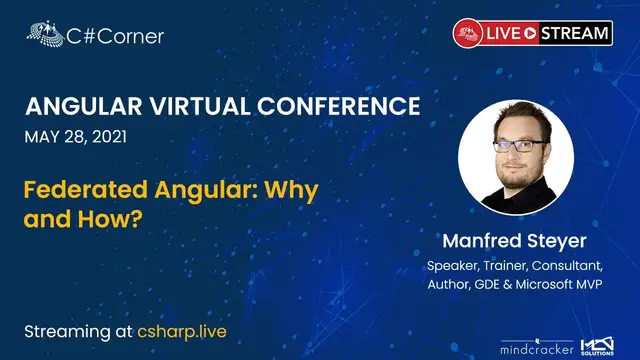 Video thumbnail for Federated Angular: Why and How?  || Angular Virtual Conference 2021