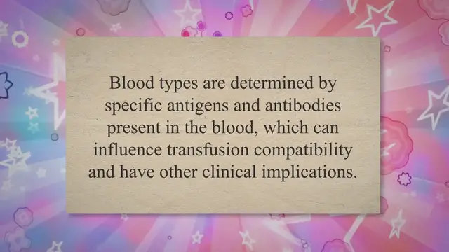 Video thumbnail for Blood Types