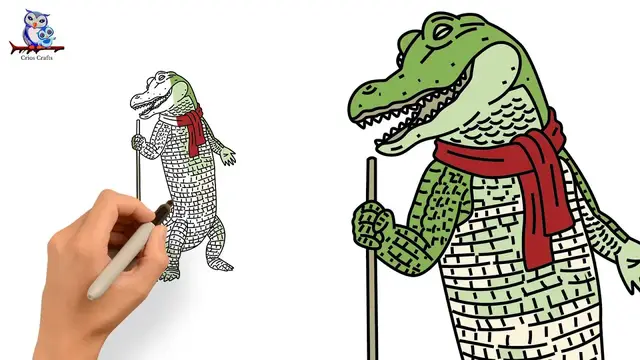Video thumbnail for How to Draw Lyle Lyle Crocodile - Step by Step