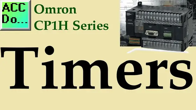 Video thumbnail for Omron CP1H PLC Programming Timers