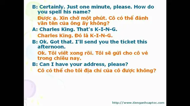 Video thumbnail for English for Business - Unit 12 - Dialogue 011