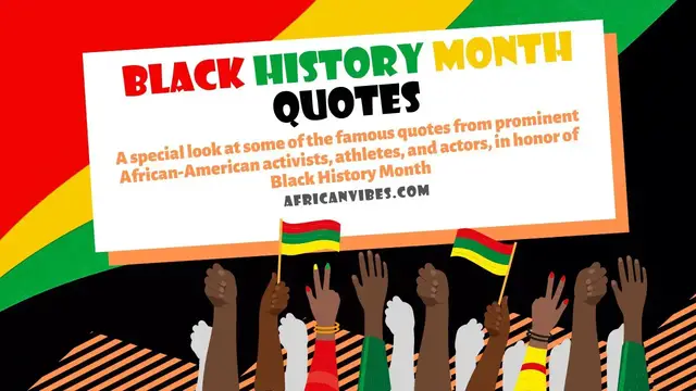 Video thumbnail for Black History Month Quotes| Celebrating Black History Month -African Vibes